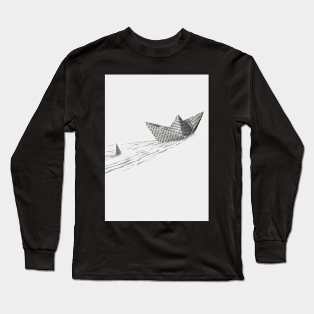 Bigger Boat Long Sleeve T-Shirt by plane_yogurt